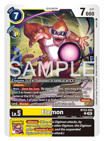 Etemon [BT23-030] [Hackers' Slumber]