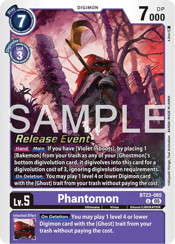 Phantomon [BT23-065] [Hackers' Slumber Release Event Cards]