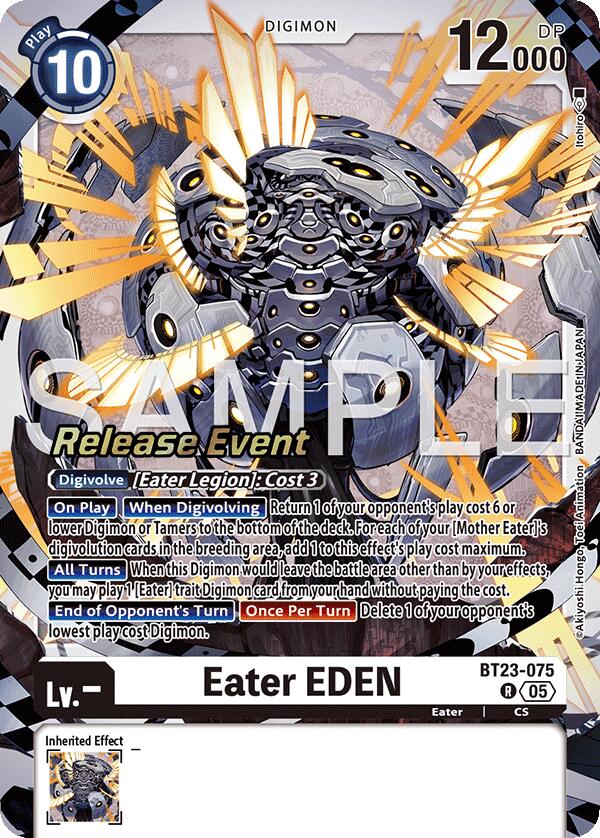Eater EDEN [BT23-075] [Hackers' Slumber Release Event Cards]