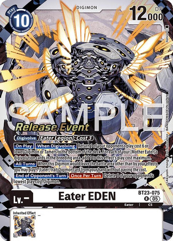 Eater EDEN [BT23-075] [Hackers' Slumber Release Event Cards]