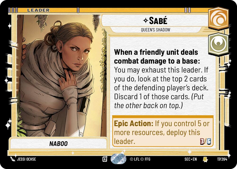Sabe (17/264) - Queen's Shadow (17/264) [Secrets of Power]