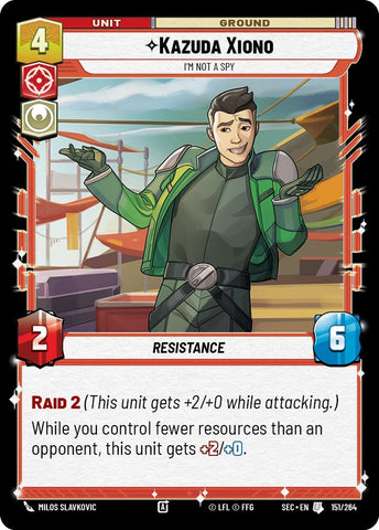 Kazuda Xiono (151/264) - I'm Not A Spy (151/264) [Secrets of Power]