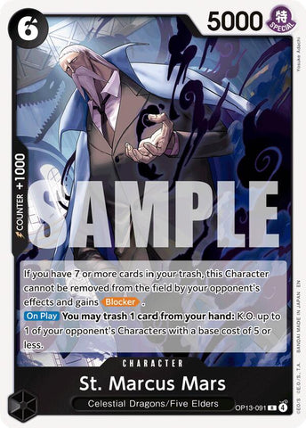 St. Marcus Mars [Carrying On His Will]