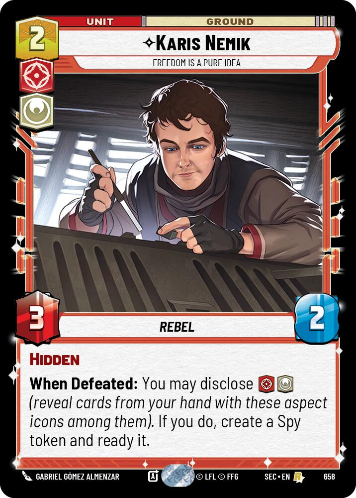 Karis Nemik - Freedom is a Pure Idea (Foil) (658) (658) [Secrets of Power]