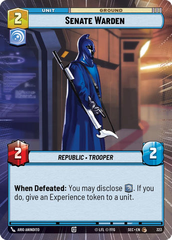 Senate Warden (323) (Hyperspace) (323) [Secrets of Power]