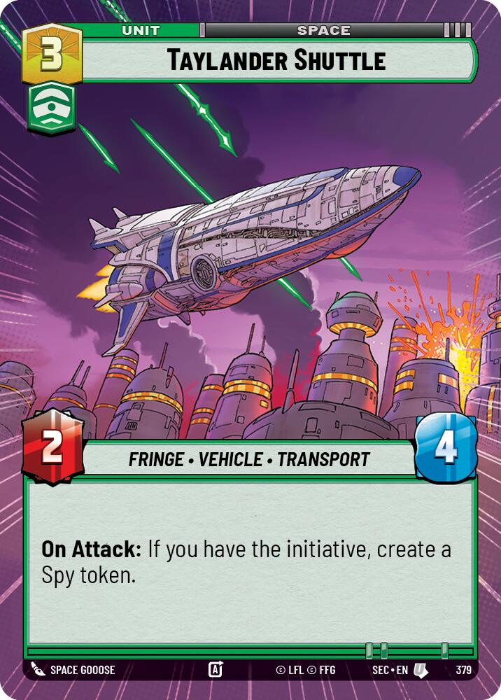 Taylander Shuttle (379) (Hyperspace) (379) [Secrets of Power]