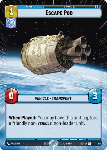 Escape Pod (812) (Hyperspace Foil) (812) [Secrets of Power]