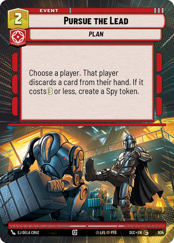 Pursue the Lead (934) (Hyperspace Foil) (934) [Secrets of Power]