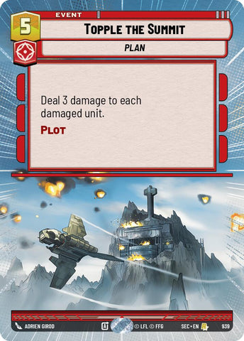 Topple the Summit (939) (Hyperspace Foil) (939) [Secrets of Power]