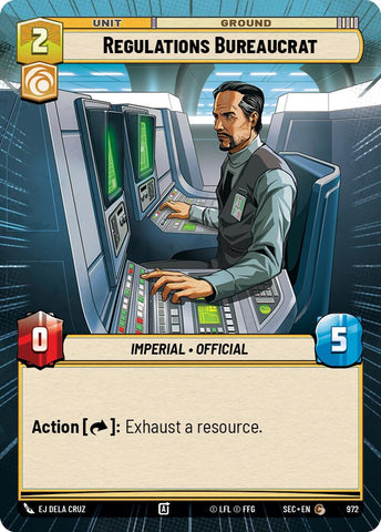 Regulations Bureaucrat (972) (Hyperspace Foil) (972) [Secrets of Power]