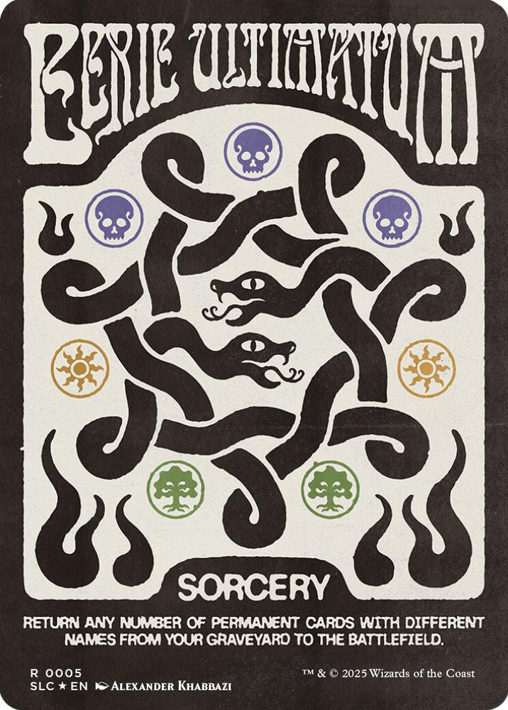 Eerie Ultimatum (Halo Foil) [Secret Lair Countdown Kit]