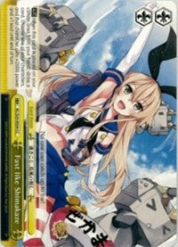 Fast like Shimakaze (KC/S25-E034 CC) [KanColle]