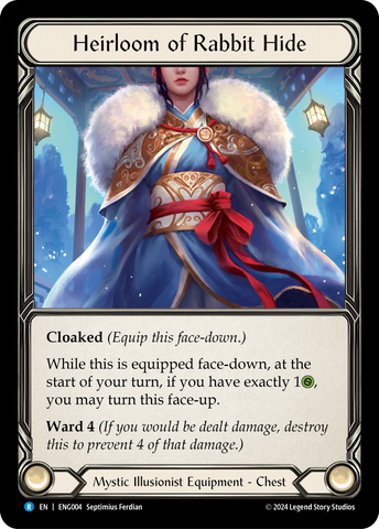 Heirloom of Rabbit Hide [ENG004] (Part the Mistveil Enigma Blitz Deck)