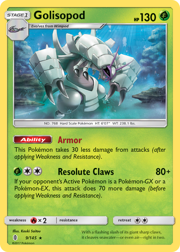 Golisopod (9/145) [Sun & Moon: Guardians Rising]