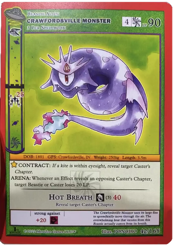 Crawfordsville Monster [Cryptid Nation: UFO First Edition]