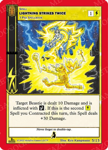 Lightning Strikes Twice [Cryptid Nation: Wilderness First Edition Release Event Deck]