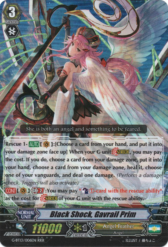 Black Shock, Gavrail Prim (G-BT13/006EN) [Ultimate Stride]
