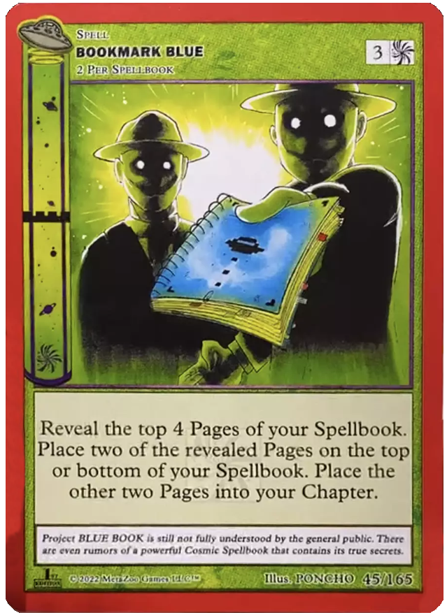 Bookmark Blue [Cryptid Nation: UFO First Edition]