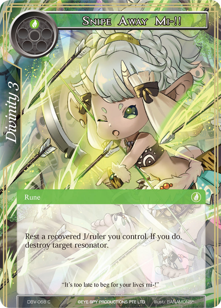 Snipe Away Mi-!! (DBV-068) [The Decisive Battle of Valhalla]