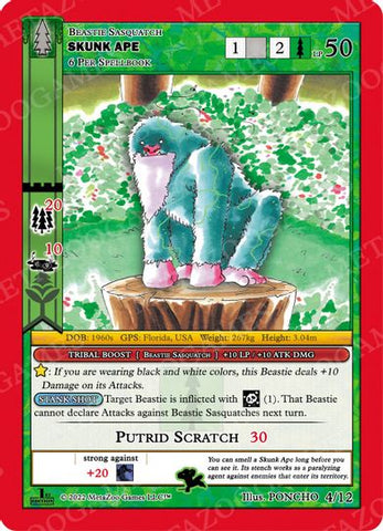 Skunk Ape [Cryptid Nation: Wilderness First Edition Theme Deck]