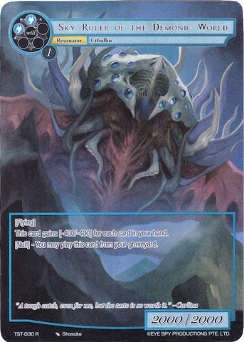 Sky Ruler of the Demonic World (Full Art) (TST-030) [The Seventh]