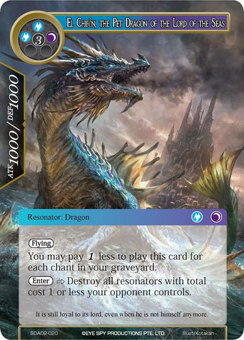 El Chifon, the Pet Dragon of the Lord of the Seas (SDAO2-020) [Alice Origin II Starter Deck]