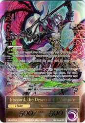 Rezzard, the Undead Lord // Rezzard, the Desecrating Vampire (Full Art) (SKL-077/J) [The Seven Kings of the Lands]