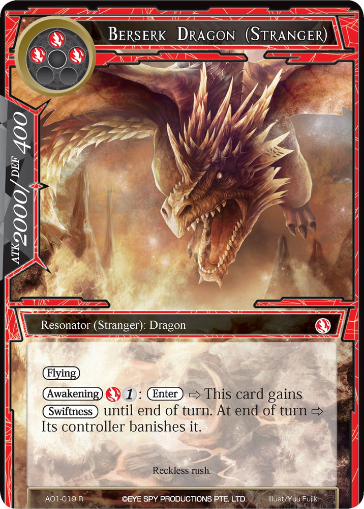 Berserk Dragon (Stranger) (AO1-019) [Alice Origin]