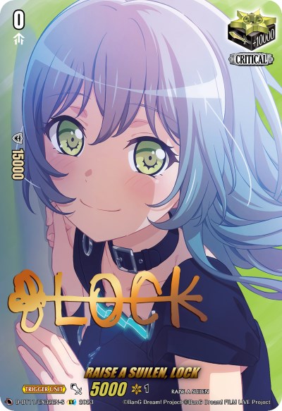 RAISE A SUILEN, LOCK (Signature) (D-BT11/EX32EN-S) [Clash of Heroes]