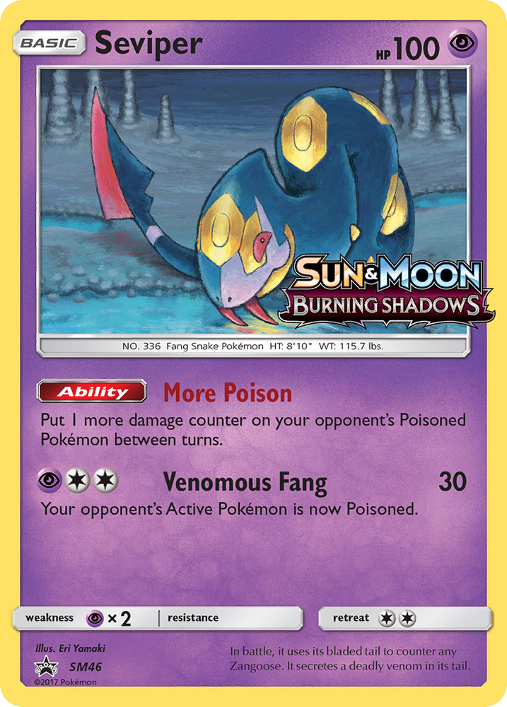 Seviper (SM46) [Sun & Moon: Black Star Promos]