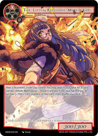 The Little Explosive Match Girl (MSW-033) [The Magic Stone War - Zero]
