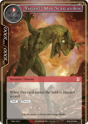 [Variant] Mad Scarlasodon (TSW-152) [The Time Spinning Witch]