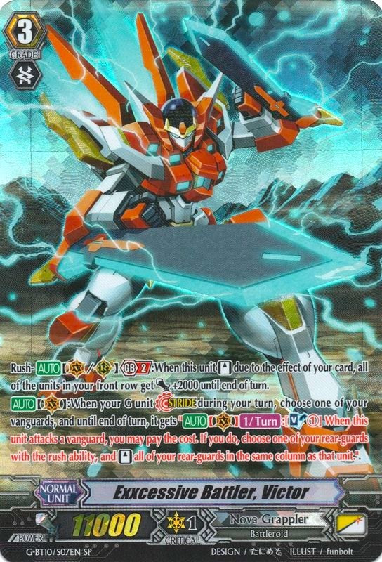 Exxcessive Battler, Victor (G-BT10/S07EN) [Raging Clash of the Blade Fangs]