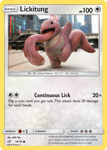 Lickitung (16/18) [Sun & Moon: Detective Pikachu]