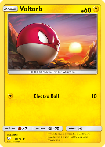 Voltorb (30/73) [Sun & Moon: Shining Legends]