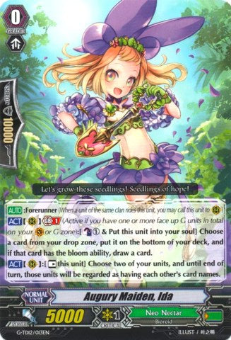 Augury Maiden, Ida (G-TD12/013EN) [Flower Princess of Abundant Blooming]
