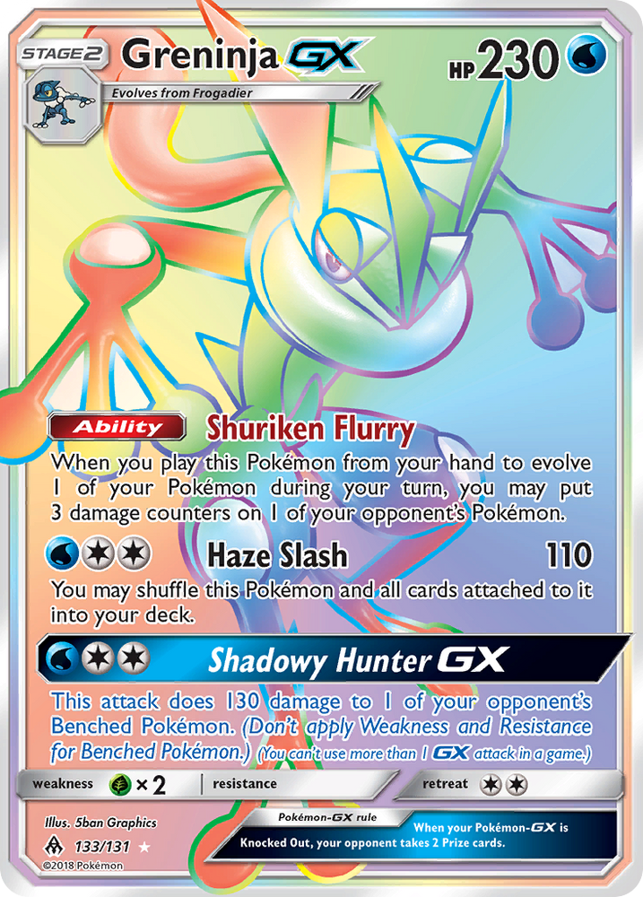 Greninja GX (133/131) [Sun & Moon: Forbidden Light]