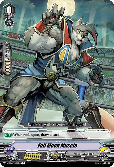 Full Moon Muscle (V-BT07/076EN) [Infinideity Cradle]