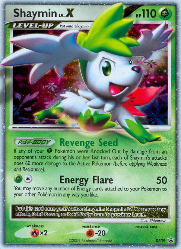 Shaymin LV.X (DP39) [Diamond & Pearl: Black Star Promos]