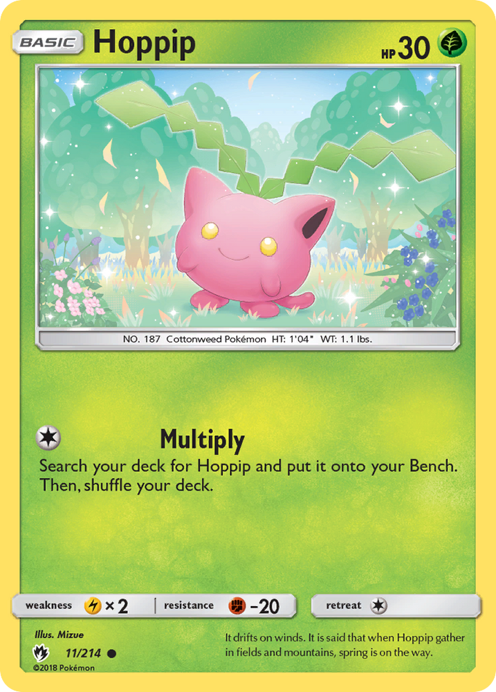 Hoppip (11/214) [Sun & Moon: Lost Thunder]