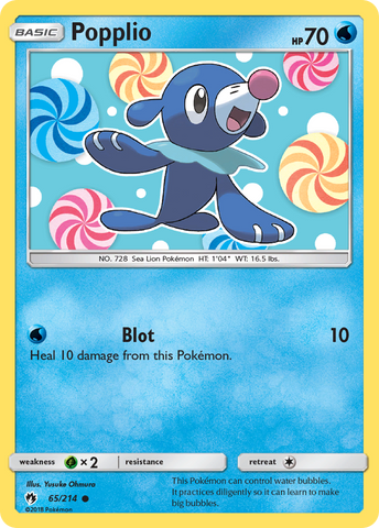 Popplio (65/214) [Sun & Moon: Lost Thunder]