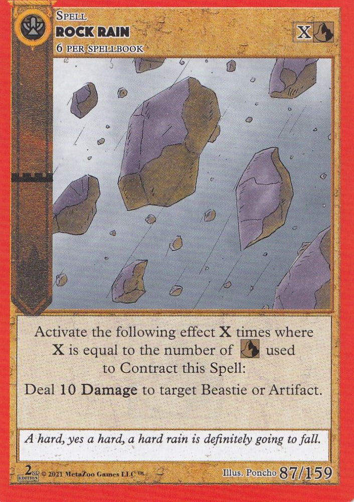 Rock Rain [Cryptid Nation: Second Edition]