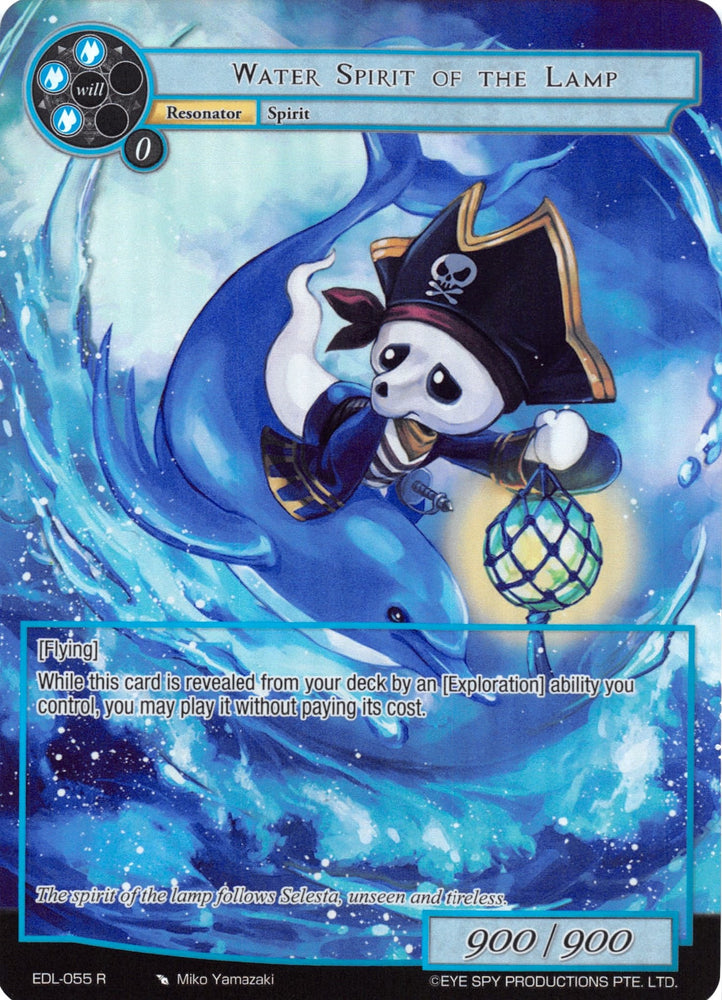 Water Spirit of the Lamp (Full Art) (EDL-055) [The Epic of the Dragon Lord]