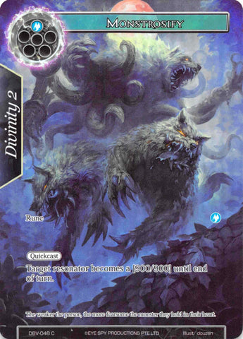 Monstrosify (Full Art) (DBV-048) [The Decisive Battle of Valhalla]